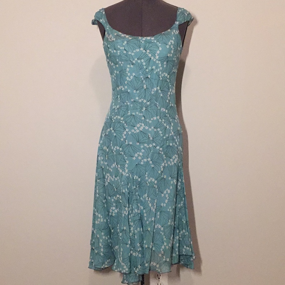 Max Edition floral flutter sleeve dress XS
